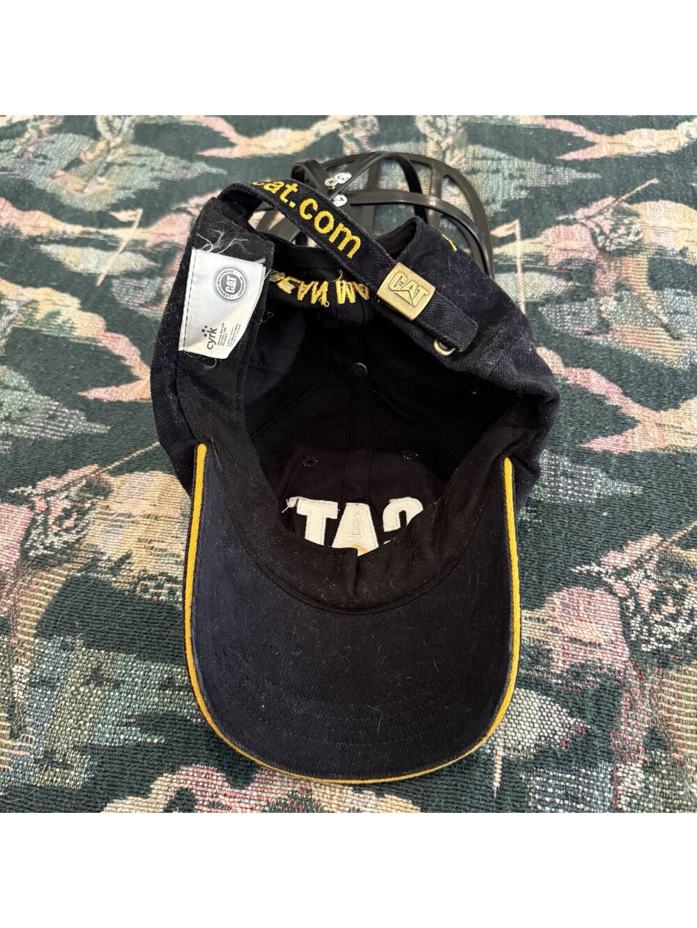 Vintage 90s Caterpillar Cat Construction Strapback Ha… - Gem